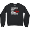 i still mis my ex but my aim is improving Crewneck Sweatshirt