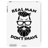 real man dont shave iPad 3 and 4 Case