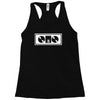 dj turntables club Racerback Tank