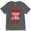 train to beat all might V-Neck Tee