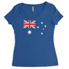 australia international Women's Triblend Scoop T-shirt