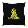 let's cook Throw Pillow