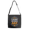 Legends are born in July Adjustable Strap Totes