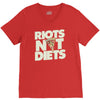 riots not diets V-Neck Tee
