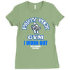 party rock gym i work out lmfao sexy and i kow it Ladies Fitted T-Shirt