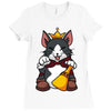 lucky cait sith Ladies Fitted T-Shirt