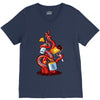 angle gravity V-Neck Tee
