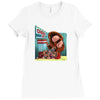 movie night Ladies Fitted T-Shirt
