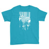banksy street art zebra bar code Youth Tee