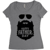 happy father's day Women's Triblend Scoop T-shirt