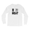 i eat meat Long Sleeve Shirts