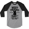 Best Friend Pug 3/4 Sleeve Shirt