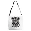 demon wolf Adjustable Strap Totes