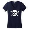 skull bones Women's V-Neck T-Shirt