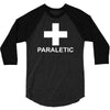 paraletic funny printed green top drinking booze party drunk 3/4 Sleeve Shirt