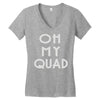 oh my quad Women's V-Neck T-Shirt