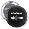 analogue Pin-back button