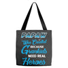 Papaw Was Created because Grankids Need Real Hero Tote Bags