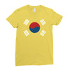 south korea international baseball Ladies Fitted T-Shirt