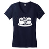 dj scratch men's Women's V-Neck T-Shirt