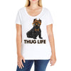 thug life Ladies Curvy T-Shirt