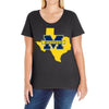 texas for michigan Ladies Curvy T-Shirt