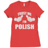 trust me i'm polish Ladies Fitted T-Shirt