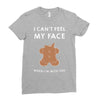 i can't feel my face Ladies Fitted T-Shirt