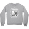 vintage made in 1951 perfectly aged a living legend Crewneck Sweatshirt