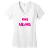 Only The Best Moms Get Promoted To Memmie Women's V-Neck T-Shirt