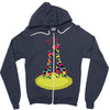 Giraffe Couple T shirts Zipper Hoodie