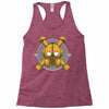 deco gasmask Racerback Tank