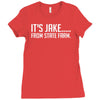 it's jake from state farm funny Ladies Fitted T-Shirt