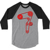 strap of the distribution of the engine 3/4 Sleeve Shirt