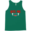 bite me halloween vampire teeth Tank Top