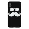hipster glasses and moustache iPhoneX