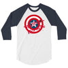 deadpool was here (captain america) 3/4 Sleeve Shirt
