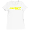 fake taxi Ladies Fitted T-Shirt