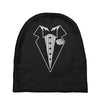 youth kids tuxedo Baby Beanies