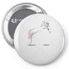 swan kick Pin-back button
