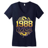 legends are born in 1988 hoodie 5 Women's V-Neck T-Shirt