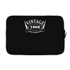 vintage aged to perfection Laptop sleeve