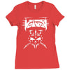 voivod skull thrash progressive metal Ladies Fitted T-Shirt