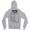 June Girl Facts Gemini Zipper Hoodie