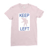 keep left shark Ladies Fitted T-Shirt