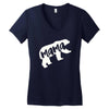 mama bear 1 Women's V-Neck T-Shirt