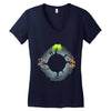change comes to all Women's V-Neck T-Shirt