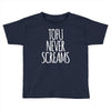 tofu never screams Toddler T-shirt