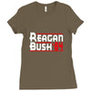 reagan bush '84 Ladies Fitted T-Shirt