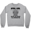 Super April Girl Crewneck Sweatshirt